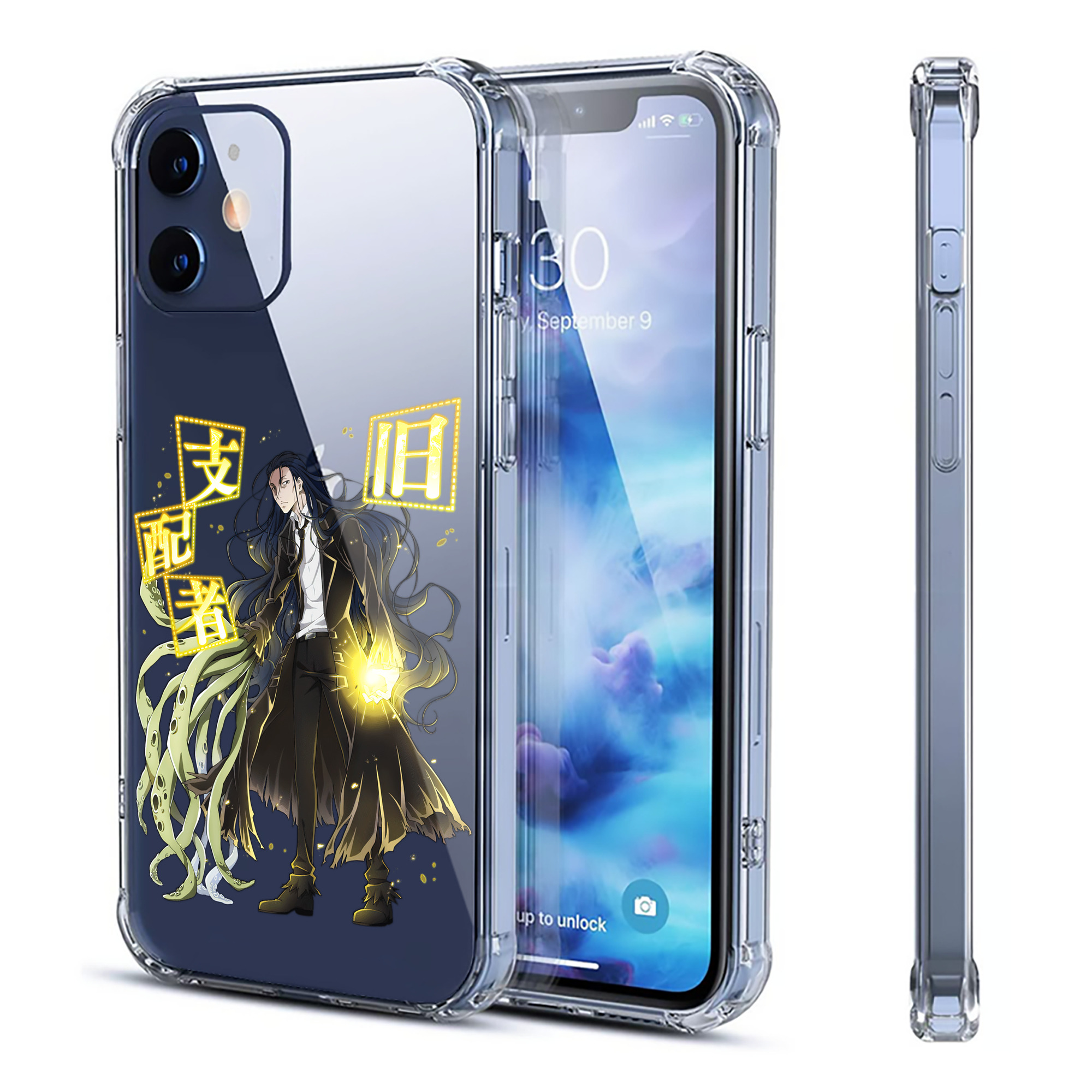 （画像用） 文豪ストレイドッグス Bungo Stray Dogs 【iPhone 12シリーズ対応】透明スマホケース（クリアソフトケース）